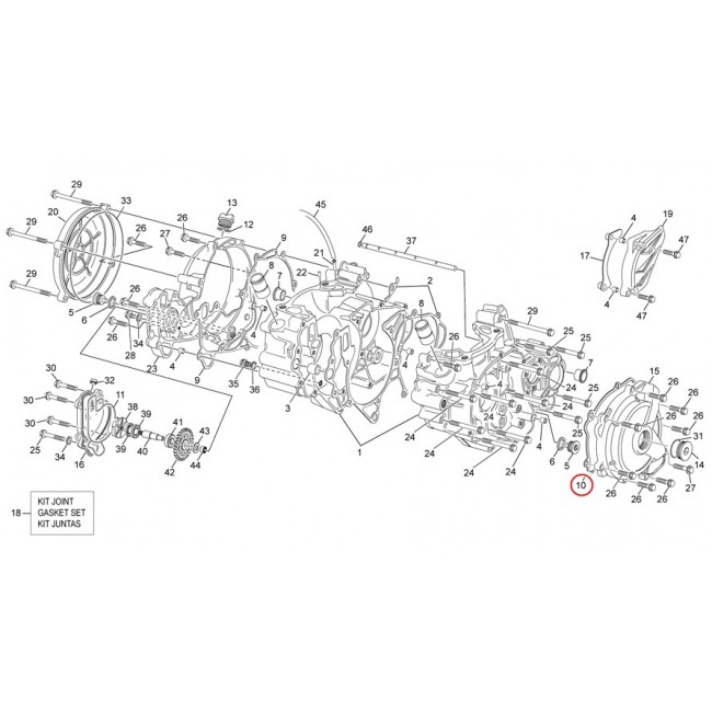 JUNTA CARTER ENCENDIDO SHERCO 250 2T