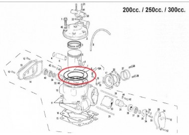 TORICA CULATA EXTERIOR GAS GAS 200