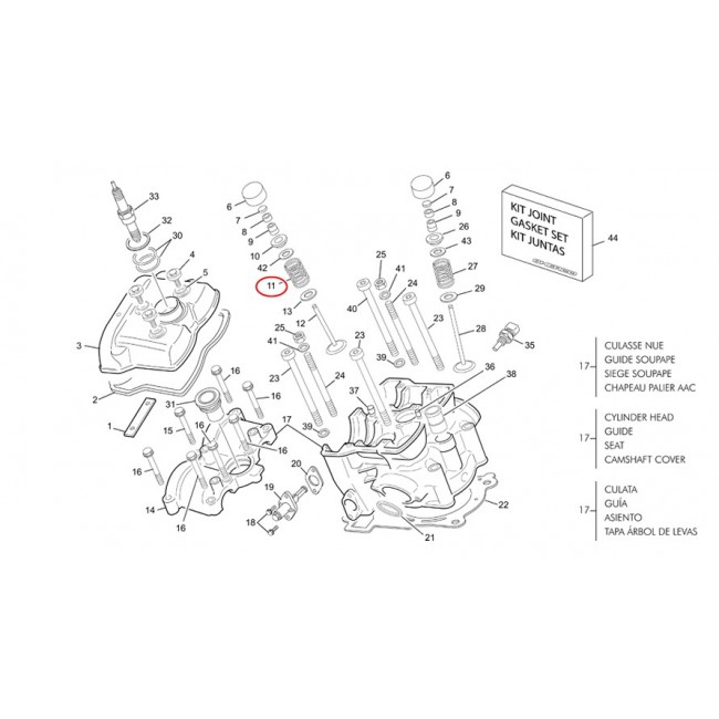 MUELLE VALVULA ESCAPE