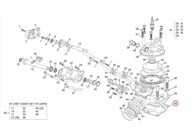 JUNTA CILINDRO SHERCO 250 2T 0.4MM
