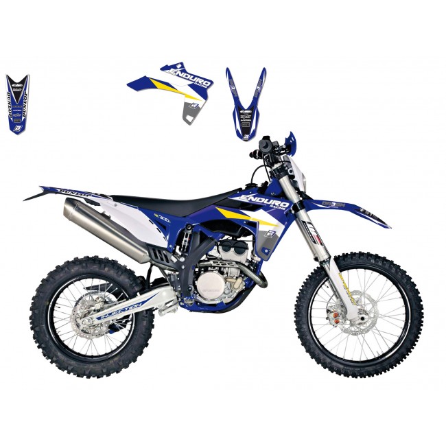 ADHESIVOS BLACKBIRD SHERCO SE/SEF 250/300 13/14