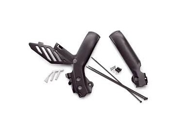 JUEGO PROTETORES DE CHASIS NEGRO KTM 07/11