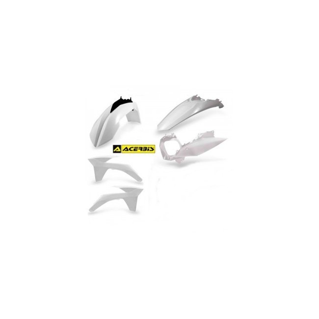 KIT DE PLASTICOS ACERBIS KTM EXC/F 12/13 BLANCO