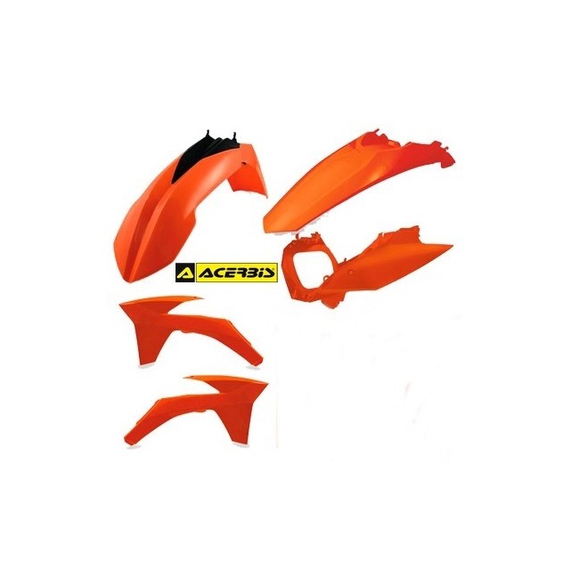 KIT DE PLASTICOS ACERBIS KTM EXC/F 12/13 NARANJA