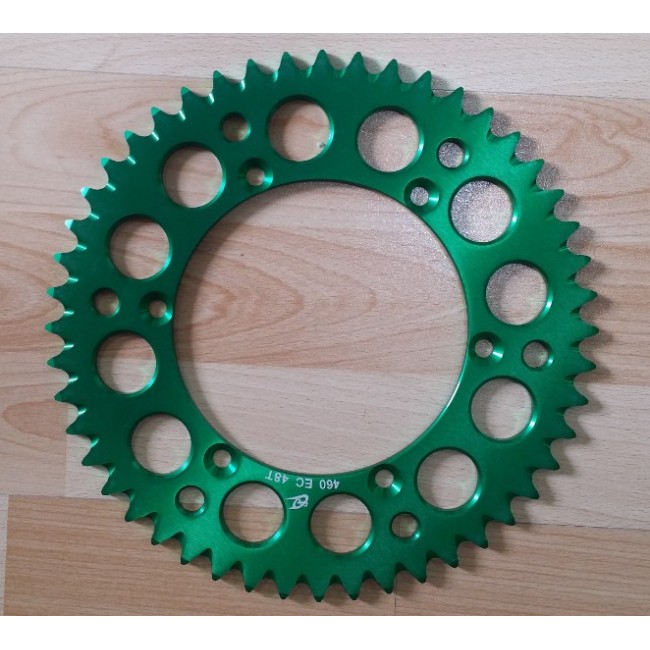 CORONAS KAWASAKI ALUMINIO ANONIZADO VERDE