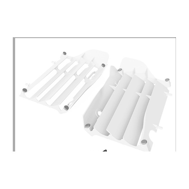 JUEGO DE ALETAS DE RADIADOR 4MX PARA HONDA CRF 250 10/13 COLOR BLANCO