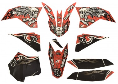 Kit Adhesivos TRIBAL SKULL KTM Blackbird Racing 2536B