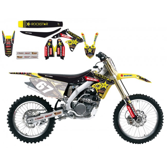 Kit Adhesivos Suzuki Rockstar Energy Vamo 2012 Blackbird Racing 2307R2