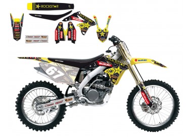 Kit Adhesivos Suzuki Rockstar Energy Vamo 2012 Blackbird Racing 2307R2