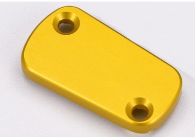 TAPA BOMBA FRENO DELANTERO AMARILLA PARA KAWASAKI