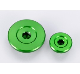 TAPONES DE MOTOR VERDE PARA KAWASAKI KXF 250 04/10