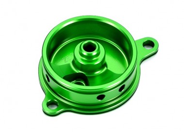 TAPA FILTRO ACEITE VERDE PARA KAWASAKI KXF 450 06/15