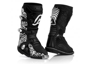 BOTAS ACERBIS GRAFFITIS NEGRA JUNIOR