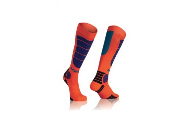 CALCETIN ACERBIS MX IMPACT NARANJA/AZUL