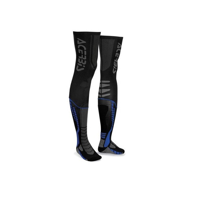 CALCETIN ACERBIS X-LEG PRO NEGRO/AZUL