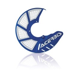 PROTECTOR DE DISCO DELANTERO ACERBIS AZUL/BLANCO