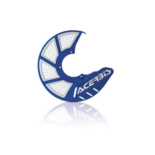 PROTECTOR DE DISCO DELANTERO ACERBIS AZUL/BLANCO