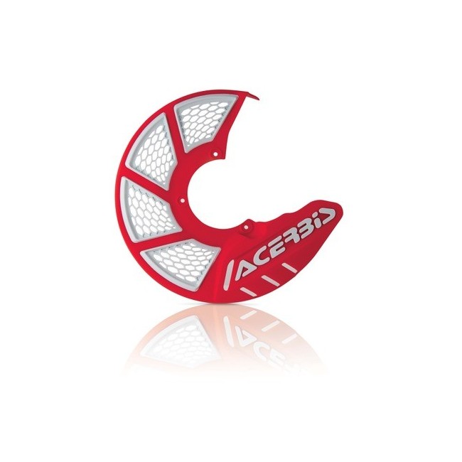 PROTECTOR DE DISCO DELANTERO ACERBIS ROJO