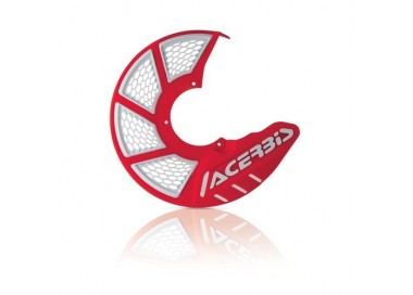PROTECTOR DE DISCO DELANTERO ACERBIS ROJO