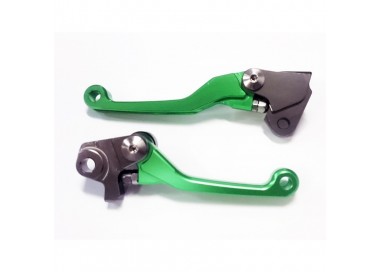 JUEGO MANETAS REVERSIBLE VERDE 4MX KAWASAKI