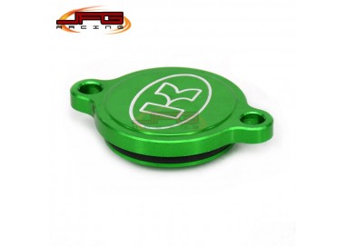 TAPA FILTRO ACEITE VERDE PARA KAWASAKI KXF 250 04/15