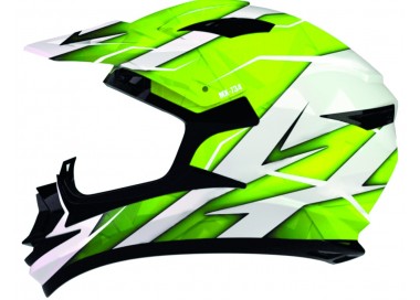 CASCO SHIRO MX-734 TROY AMARILLO FLUOR