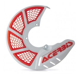 PROTECTOR DE DISCO DELANTERO ACERBIS BLANCO/NARANJA
