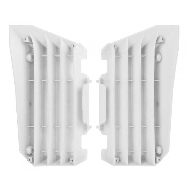 JUEGO DE ALETAS DE RADIADOR POLISPORT YAMAHA YZF 250/450 14/15 BLANCO