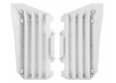 JUEGO DE ALETAS DE RADIADOR POLISPORT YAMAHA YZF 250/450 14/15 BLANCO
