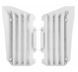 JUEGO DE ALETAS DE RADIADOR POLISPORT YAMAHA YZF 250/450 14/15 BLANCO