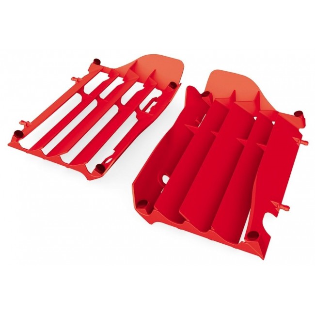 JUEGO DE ALETAS DE RADIADOR 4MX PARA HONDA CRF 250 10/13 COLOR ROJO