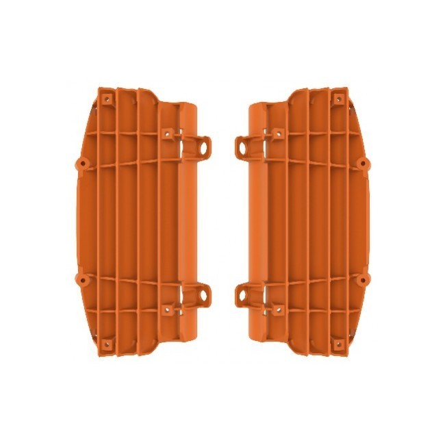 JUEGO DE ALETAS DE RADIADOR NARANJA PARA KTM SX/SXF 16/17 EXC/EXCF 2017