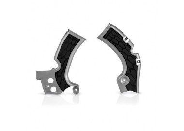 JUEGO PROTCTORES CHASIS ACERBIS COLOR GRIS/NEGRO KAWASAKI KXF 250 2017
