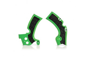 JUEGO PROTCTORES CHASIS ACERBIS COLOR VERDE/NEGRO KAWASAKI KXF 250 2017