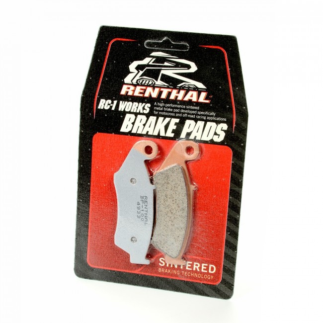 PASTILLAS DELANTERAS RENTHAL SINTERIZADAS  PARA HONDA CR 80/85 AÑO 96/07