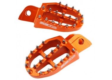 JUEGO ESTRIBERAS SOBREDIMENSIONADAS OFFPARTS KTM NEGRAS