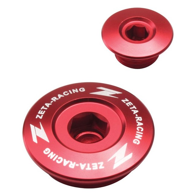 TAPONES MOTOR ZETA ROJO HONDA ZE89-1150