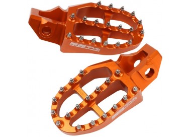 JUEGO ESTRIBERAS SOBREDIMENSIONADAS ZETA PARA KTM COLOR NARANJA