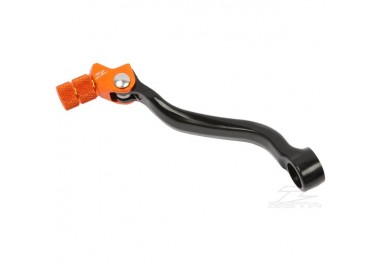 PALANCA DE CAMBIO DE ALUMINIO ZETA NEGRO/NARANJA  KTM SXF/EXCF 4T