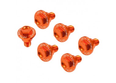 KIT TORNILLOS PARA PROTECTORES DE HORQUILLA KTM NARANJA