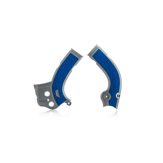 JUEGO PROTECTORES CHASIS ACERBIS AZUL/GRIS YAMAHA YZF 250/450 14/16