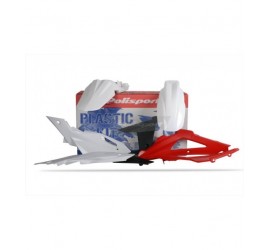 KIT DE PLASTICOS COMPLETO POLISPORT KAWASAKI KXF450 (16/18) AMARILLO FLÚOR