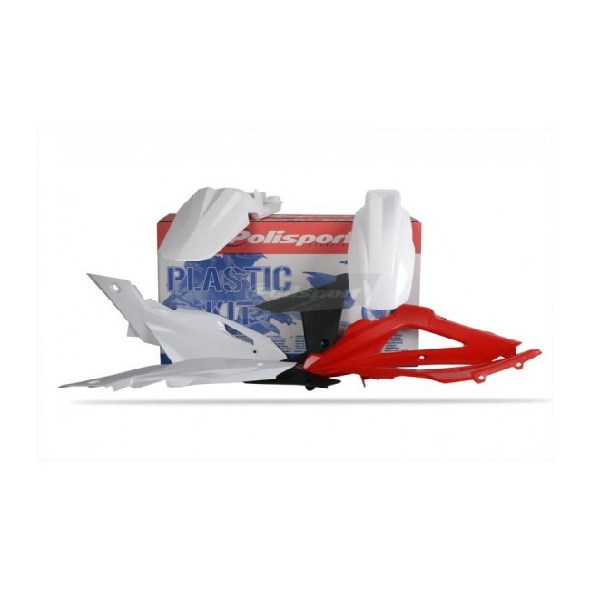 KIT DE PLASTICOS COMPLETO POLISPORT KAWASAKI KXF450 (16/18) AMARILLO FLÚOR