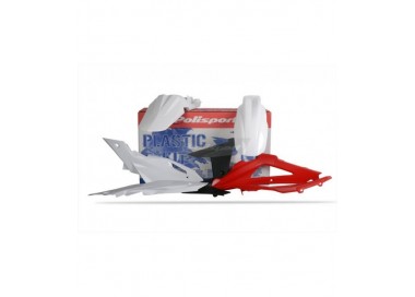 KIT DE PLASTICOS COMPLETO POLISPORT KAWASAKI KXF450 (16/18) AMARILLO FLÚOR