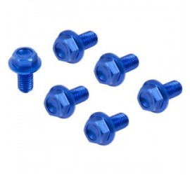 KIT TORNILLOS ZETA PARA PLASTICA YAMAHA YZf 450 (2018) EN COLOR AZUL 