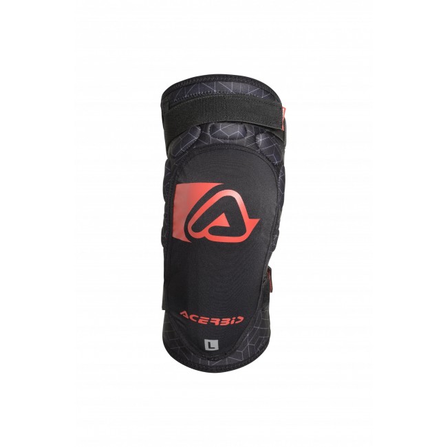 RODILLERA ACERBIS SOFT NEGRO/ROJO