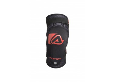 RODILLERA ACERBIS SOFT NEGRO/ROJO