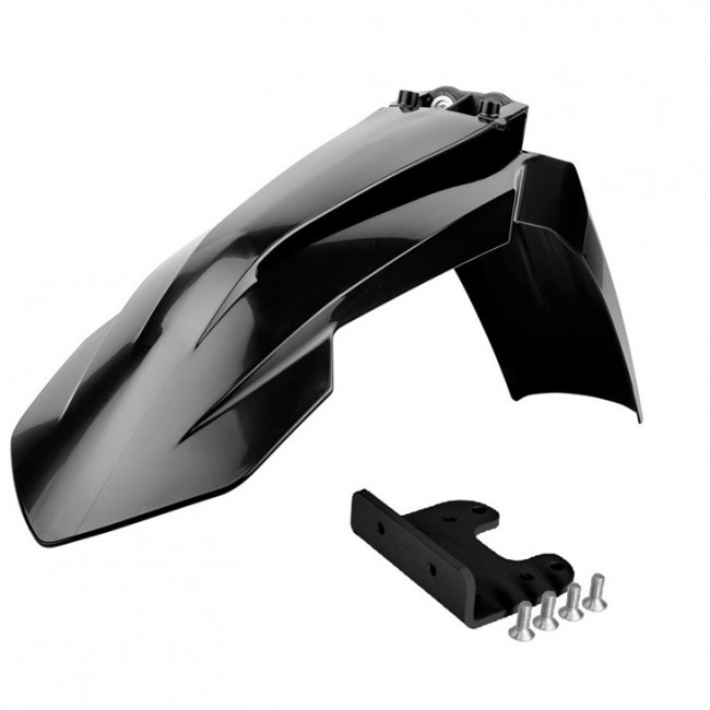 KIT RESTYING GUARDABARROS DELANTERO (16-17) + SOPORTE POLISPORT KTM (07-13) VARIOS COLORES 