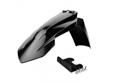 KIT RESTYING GUARDABARROS DELANTERO (16-17) + SOPORTE POLISPORT KTM (07-13) VARIOS COLORES 