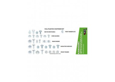 KIT DE TORNILLOS ZETA PARA PLASTICA KAWASAKI EN COLOR AZUL